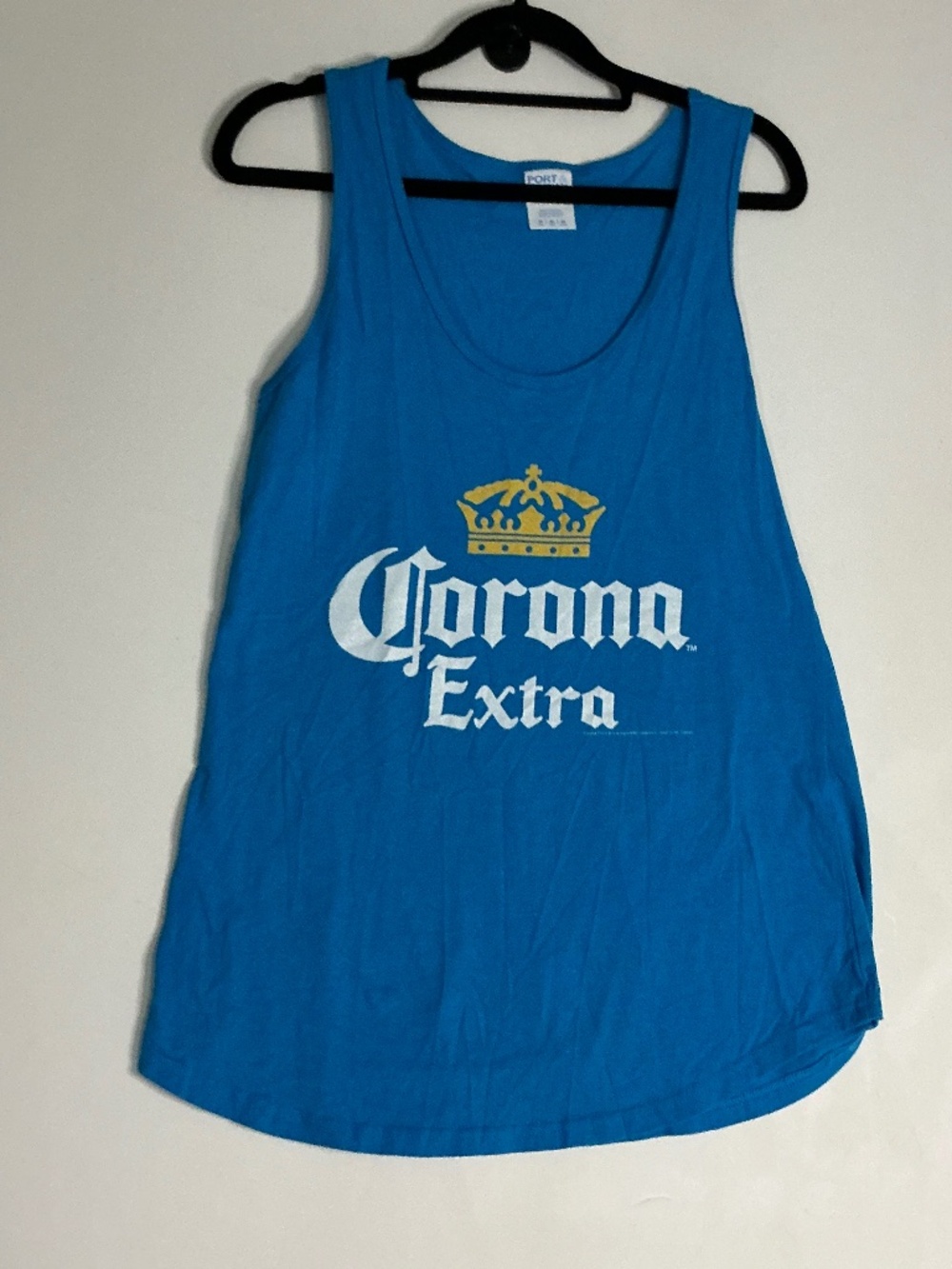 Corona Extra Blue Tank size Medium